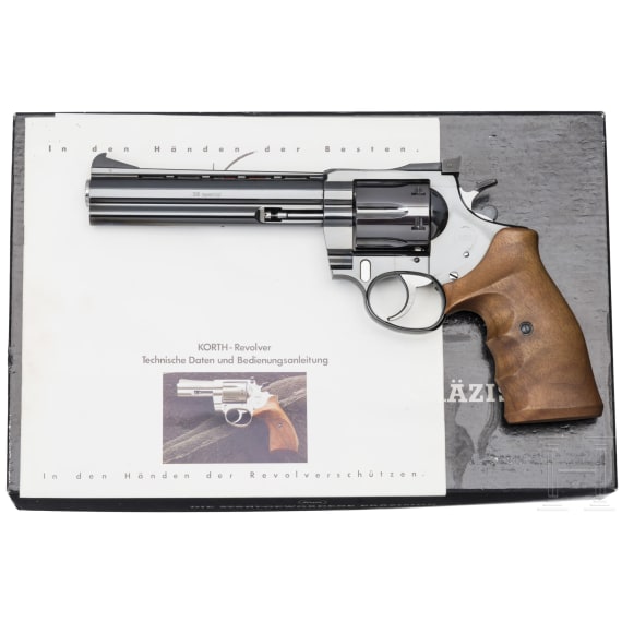 A Korth Series 33xxx, 6", Sporting model, in box
