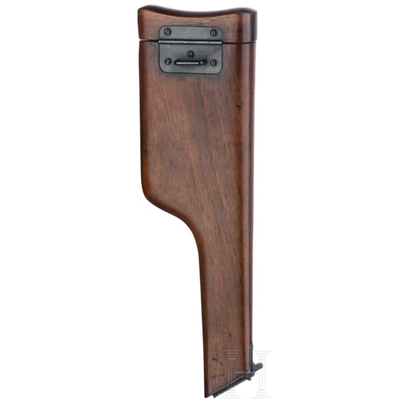 Mauser Mod. C 96 "Conehammer", mit Anschlagkasten, aus dem Besitz des legend&auml;ren Arch&auml;ologen Robert Koldewey