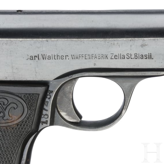Walther Mod. 4, in Tasche