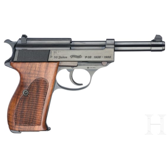 Walther Mod. P 38, Jubil&auml;umsmodell 1938-1988, im Karton