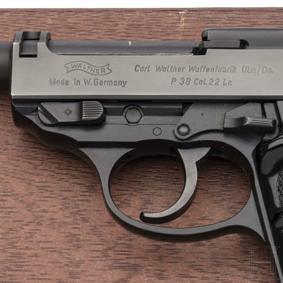 Walther Mod. P 38, .22lr, 1978, im Karton