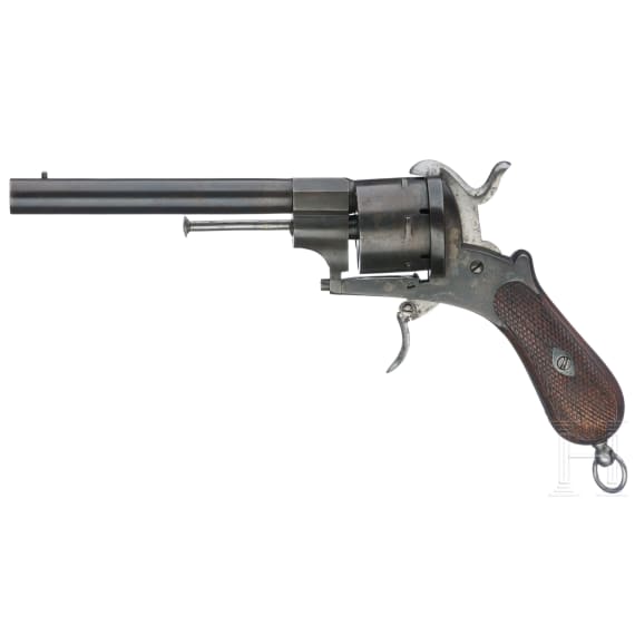 Stiftfeuer-Revolver Echeverria Hermanos. Vitoria, um 1860