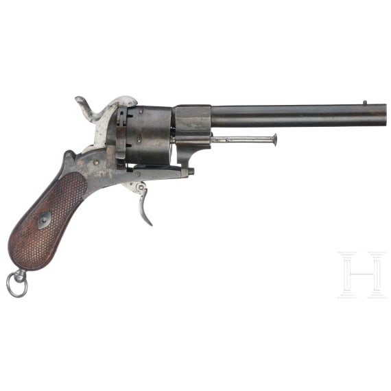 Stiftfeuer-Revolver Echeverria Hermanos. Vitoria, um 1860