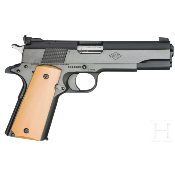 A Colt Service Model ACE, in box