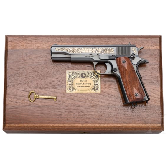 A Colt Mod. 1911 Anniversary Model 1911 - 1981, in case