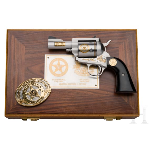 Freedom Arms "US Marshals 1789 - 1989 Bicentennial" Casull Anniversary Model, in wooden case; 1 of 500
