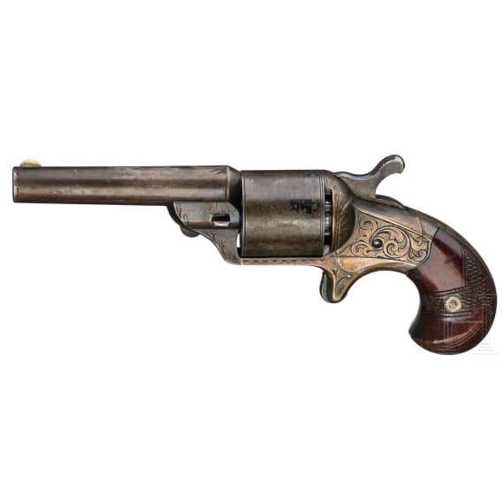 A Moore's Teat-Fire Pocket Revolver, ca. 1860