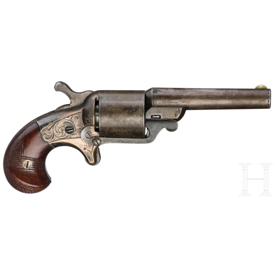 A Moore's Teat-Fire Pocket Revolver, ca. 1860