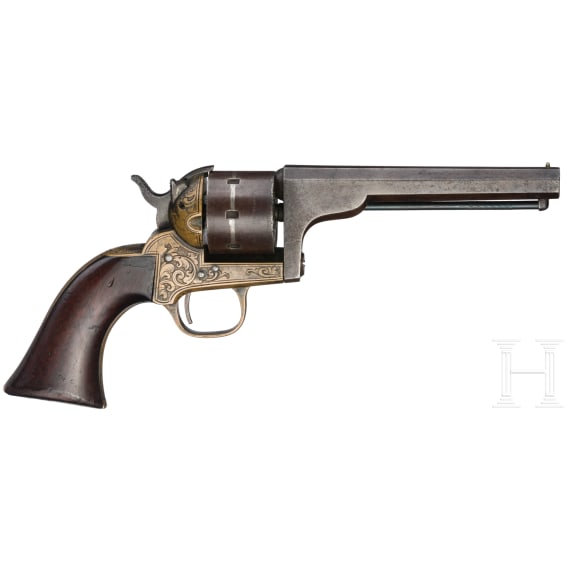 An experimental revolver, Moore's Pat. Fire Arms Co. (for Smith & Wesson)
