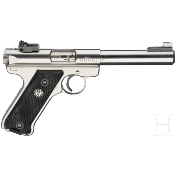 A Ruger Mod. Mark II Target, Stainless, in box