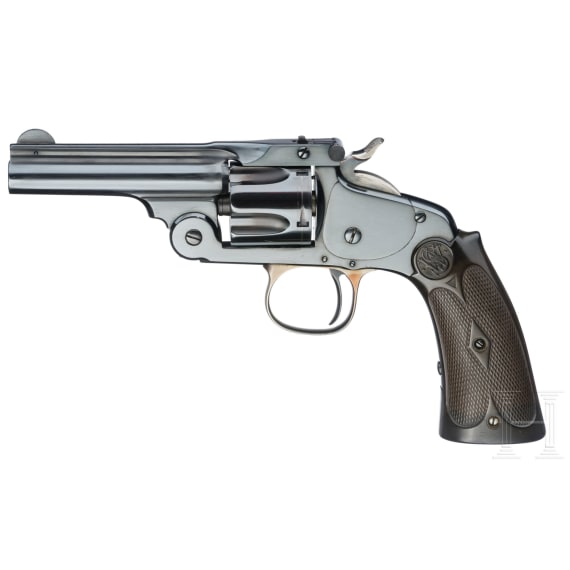 A Smith & Wesson Single Action Third Model (Model of 1891), ca. 1910, with four conversion barrels