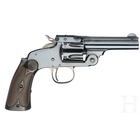 A Smith & Wesson Single Action Third Model (Model of 1891), ca. 1910, with four conversion barrels