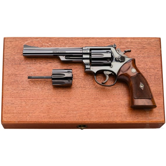 A Smith & Wesson Mod. 53, "The .22 Centerfire Magnum - The Jet", in cassette
