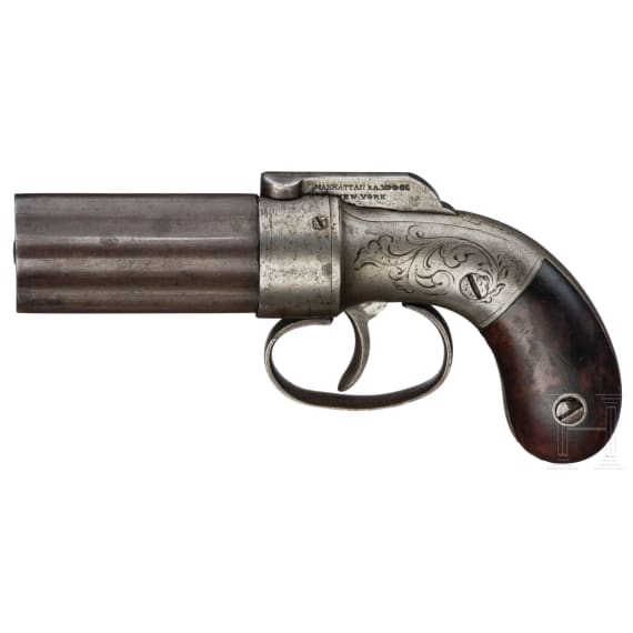 Manhattan Firearms B&uuml;ndelrevolver, um 1845