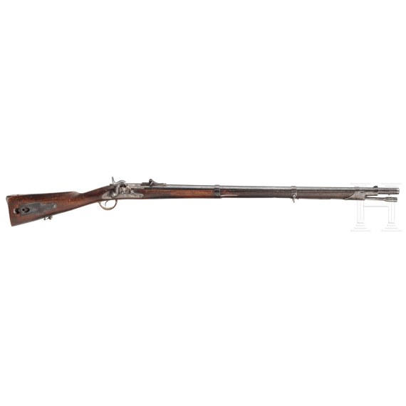 An M 1848 percussion non-commissioned officer's rifle (spike rifle)