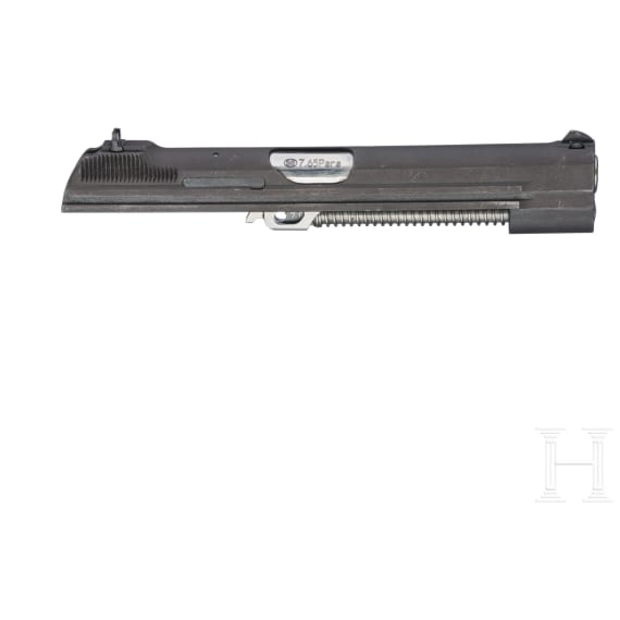 SIG m/49 4mmM20, im Karton, mit Wechsellauf 9 Para und Wechselsystem 7,65mmPara, im Karton
