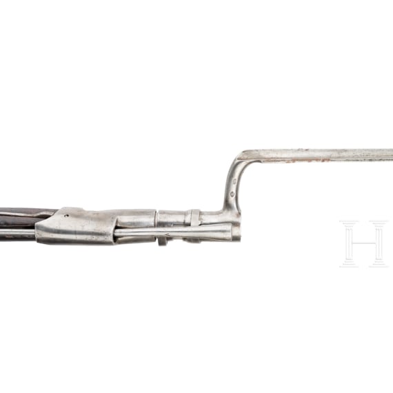 Steinschloss-Infanteriegewehr M 1777 an 9 mit Bajonett