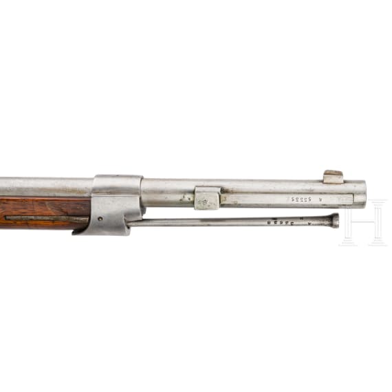 Chassepot-Infanteriegewehr M'le 1866, Tulle, datiert 1868, mit Bajonett