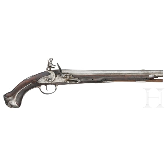 Steinschlosspistole der leichten Kavallerie, Les Fr&egrave;res Penel in St. &Eacute;tienne, um 1750