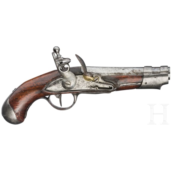 Gendarmerie-Steinschlosspistole M an 9, Maubeuge, um 1810