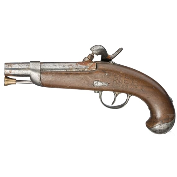 Gendarmerie-Perkussionspistole M 1842, Mutzig