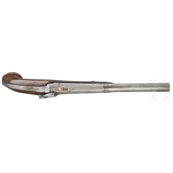 Ein Paar Offiziers-Perkussionspistolen, Neapel, um 1850