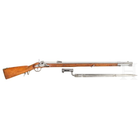 Kammerb&uuml;chse M 1849, mit Bajonett