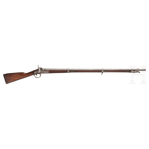 A Harpers Ferry percussion rifle, Mod. 1851, 1852