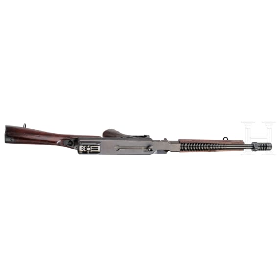 A Thompson Mod. 1928 A1 "Tommy Gun" (a Niederbauer conversion to semi-auto)