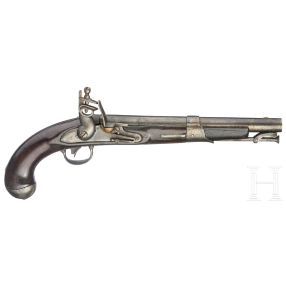 An M 1819 flintlock pistol