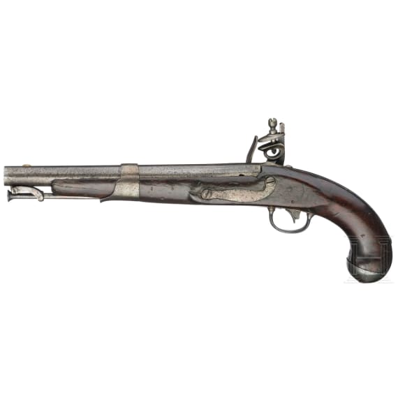 An M 1819 flintlock pistol