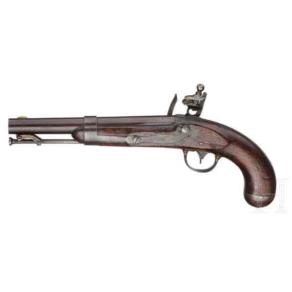 An M 1836 flintlock pistol