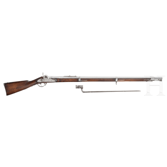 Perkussions-Infanteriegewehr 1842/51 U-M, mit Bajonett