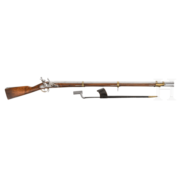 Steinschloss-Infanteriegewehr M 1810, mit Bajonett, 1816
