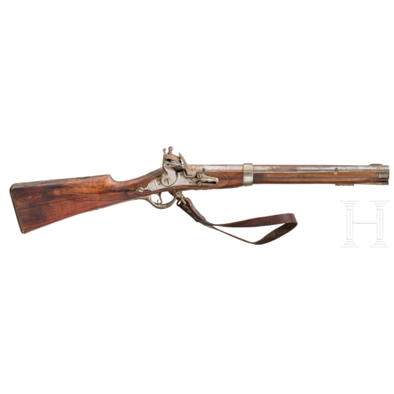 Steinschlosskarabiner, Replik &auml;hnlich preu&szlig;ischem Husarenkarabiner M 1809/12 U-M, um 1970