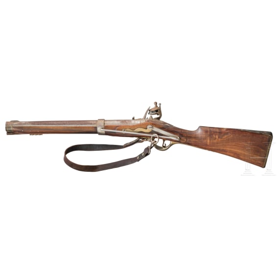 Steinschlosskarabiner, Replik &auml;hnlich preu&szlig;ischem Husarenkarabiner M 1809/12 U-M, um 1970