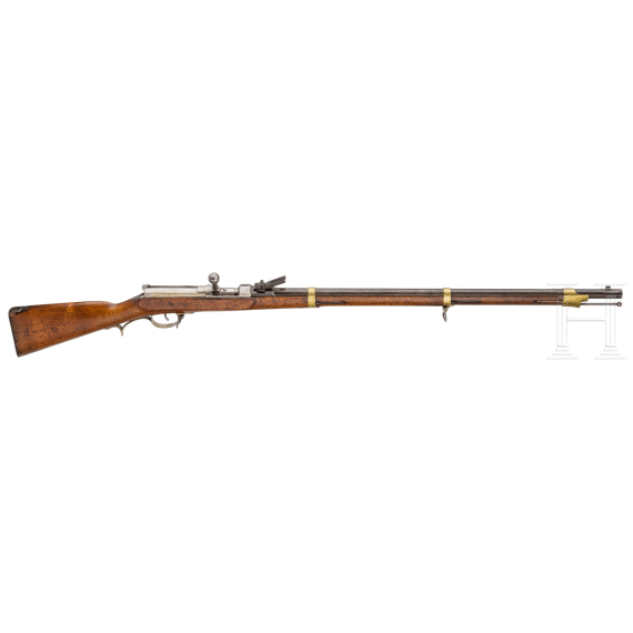 Preu&szlig;isches Z&uuml;ndnadelgewehr M/62, nach Beck aptiert mit Bajonett, S&ouml;mmerda, 1871