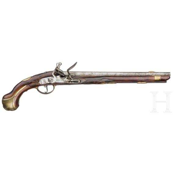 An M 1742 cavalry flintlock pistol