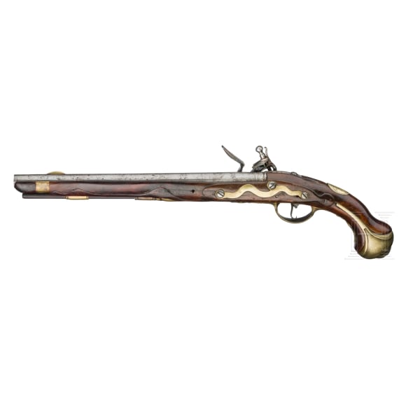An M 1742 cavalry flintlock pistol