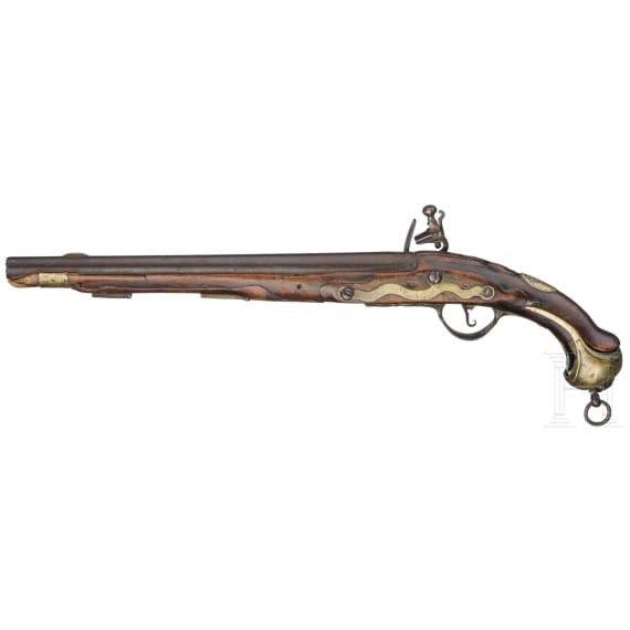 An M 1742 flintlock cuirassier pistol by Potsdam