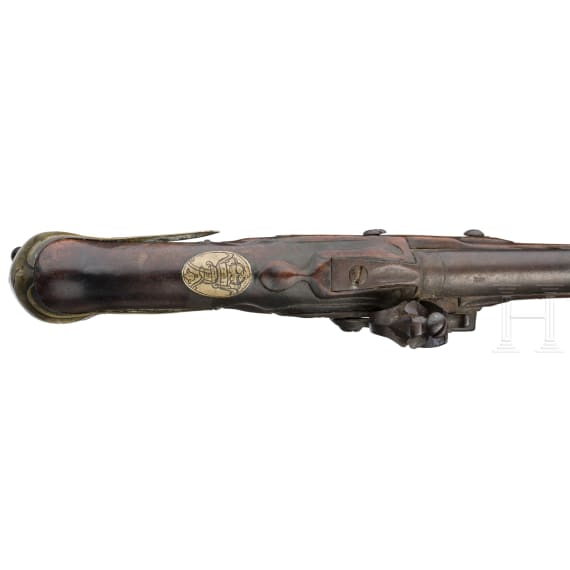 An M 1742 flintlock cuirassier pistol by Potsdam