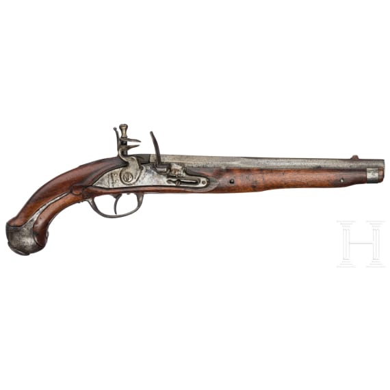An Austrian flintlock cuirassier pistol M 1770