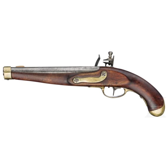 An M 1823 flintlock pistol