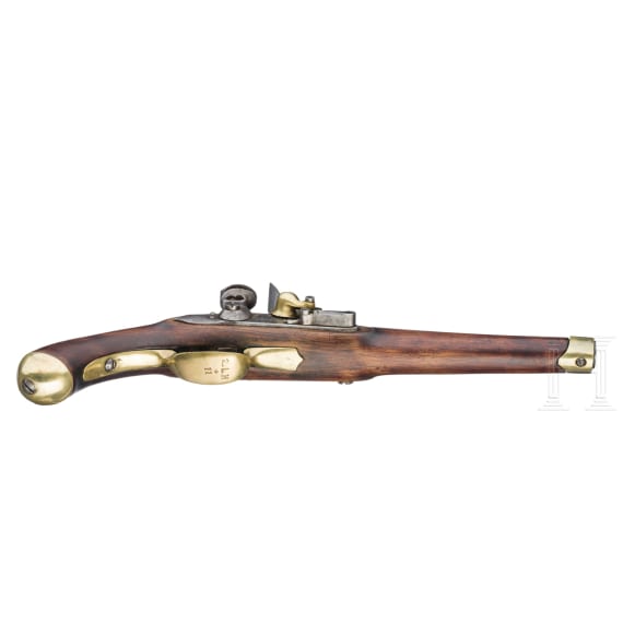 An M 1823 flintlock pistol