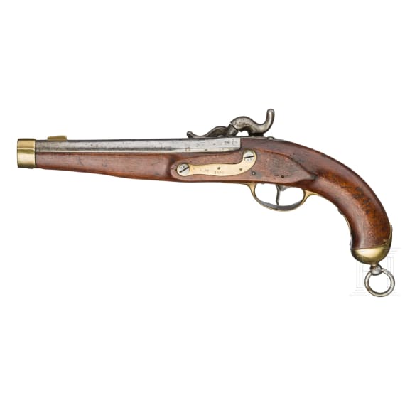 An M 1823/50 U-M cavalry percussion pistol