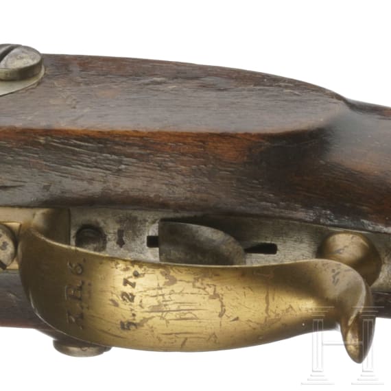 An M 1850 percussion pistol