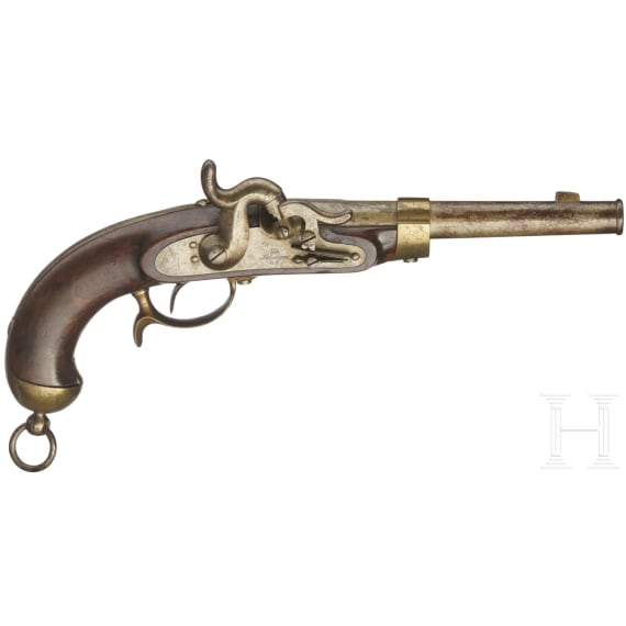 An M 1850 percussion pistol
