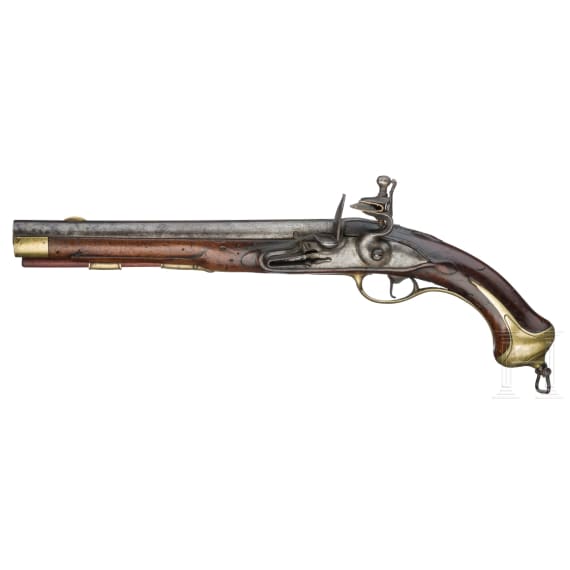 A Saxon cuirassier flintlock pistol M 1763
