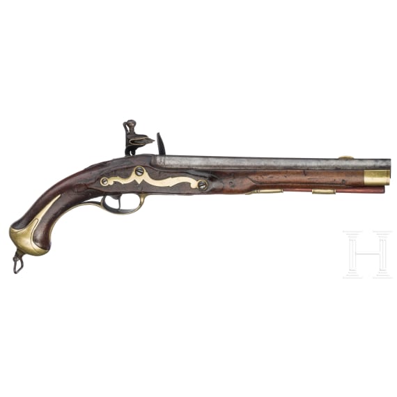 A Saxon cuirassier flintlock pistol M 1763
