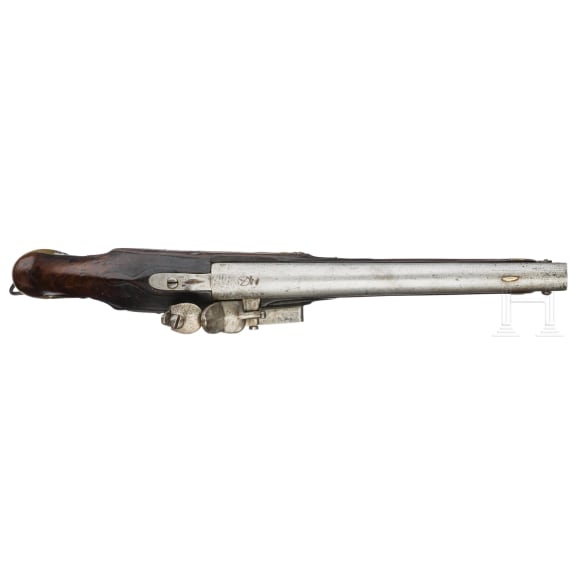 An M 1787 cuirassier's flintlock pistol